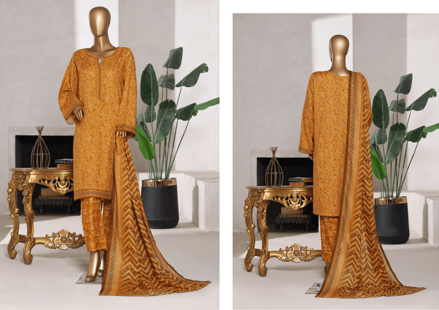 Binsaeed 3 Piece Cotton Stitch