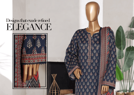 Binsaeed 3 Piece Cotton Stitch