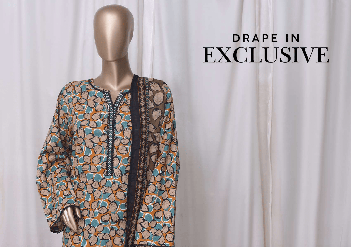 Binsaeed 3 Piece Cotton Stitch
