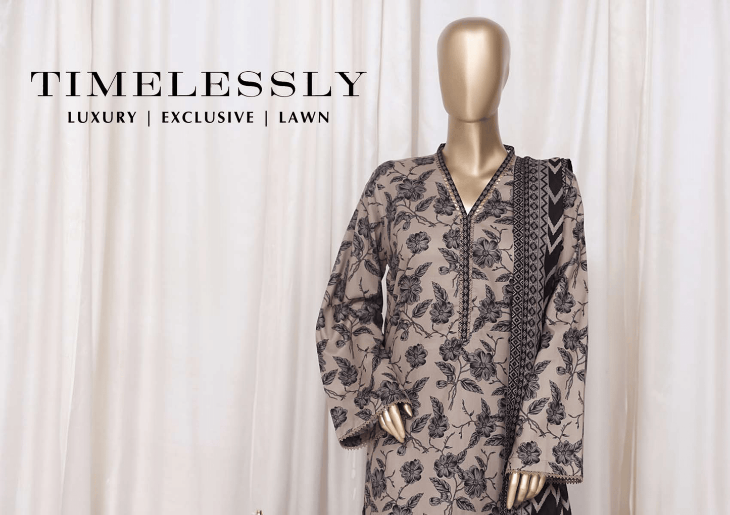 Binsaeed 3 Piece Cotton Stitch
