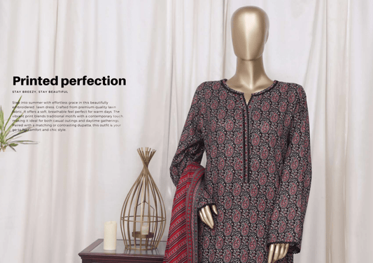 Binsaeed 3 Piece Cotton Stitch