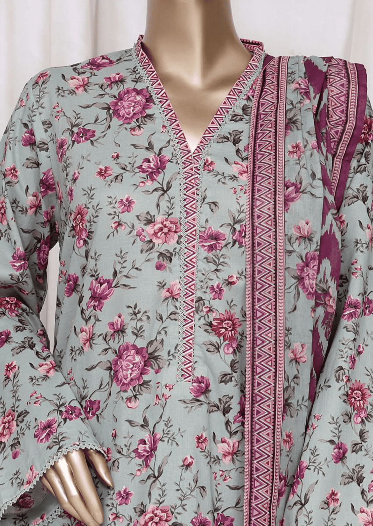 Binsaeed 3 Piece Cotton Stitch
