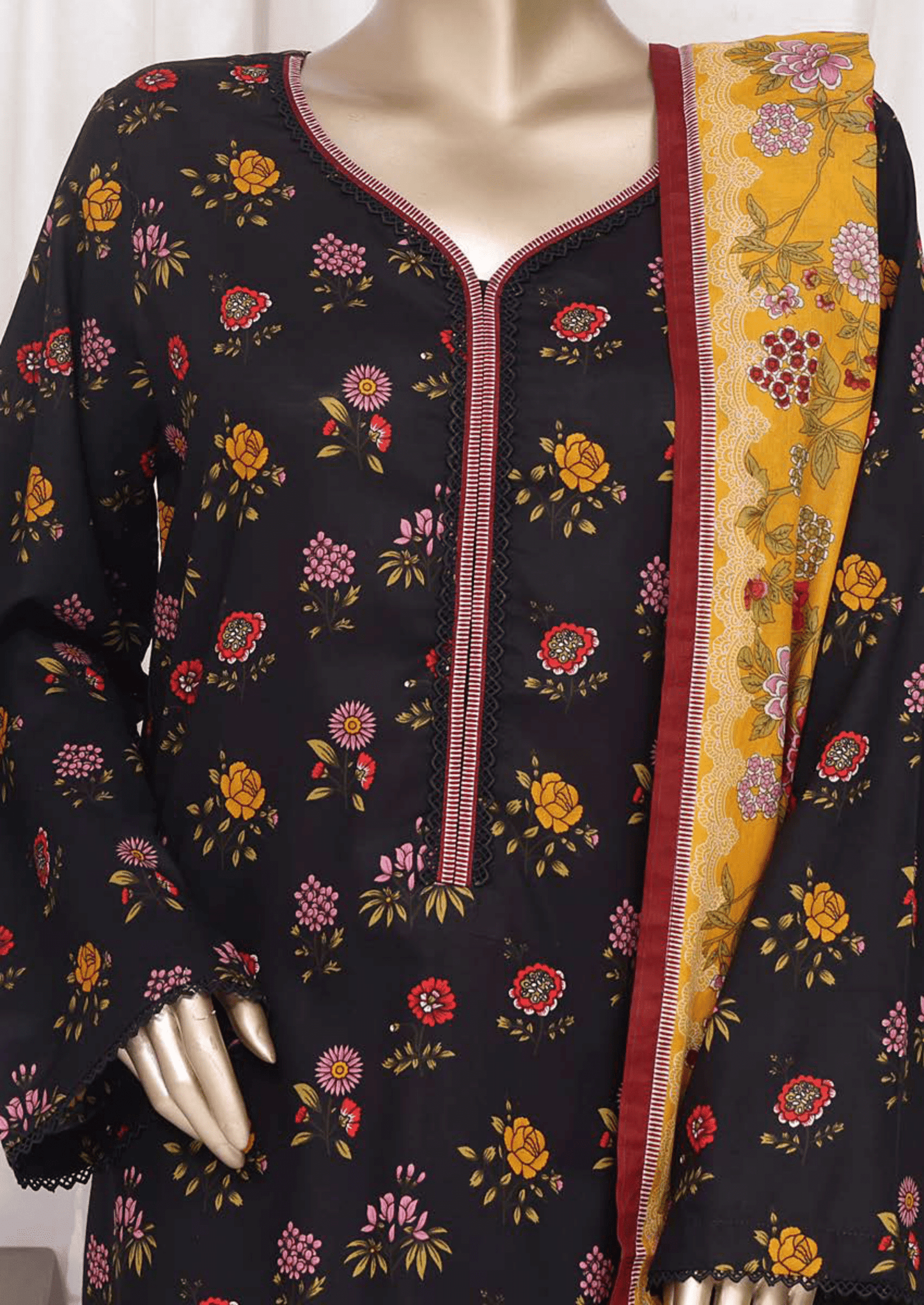 Binsaeed 3 Piece Cotton Stitch