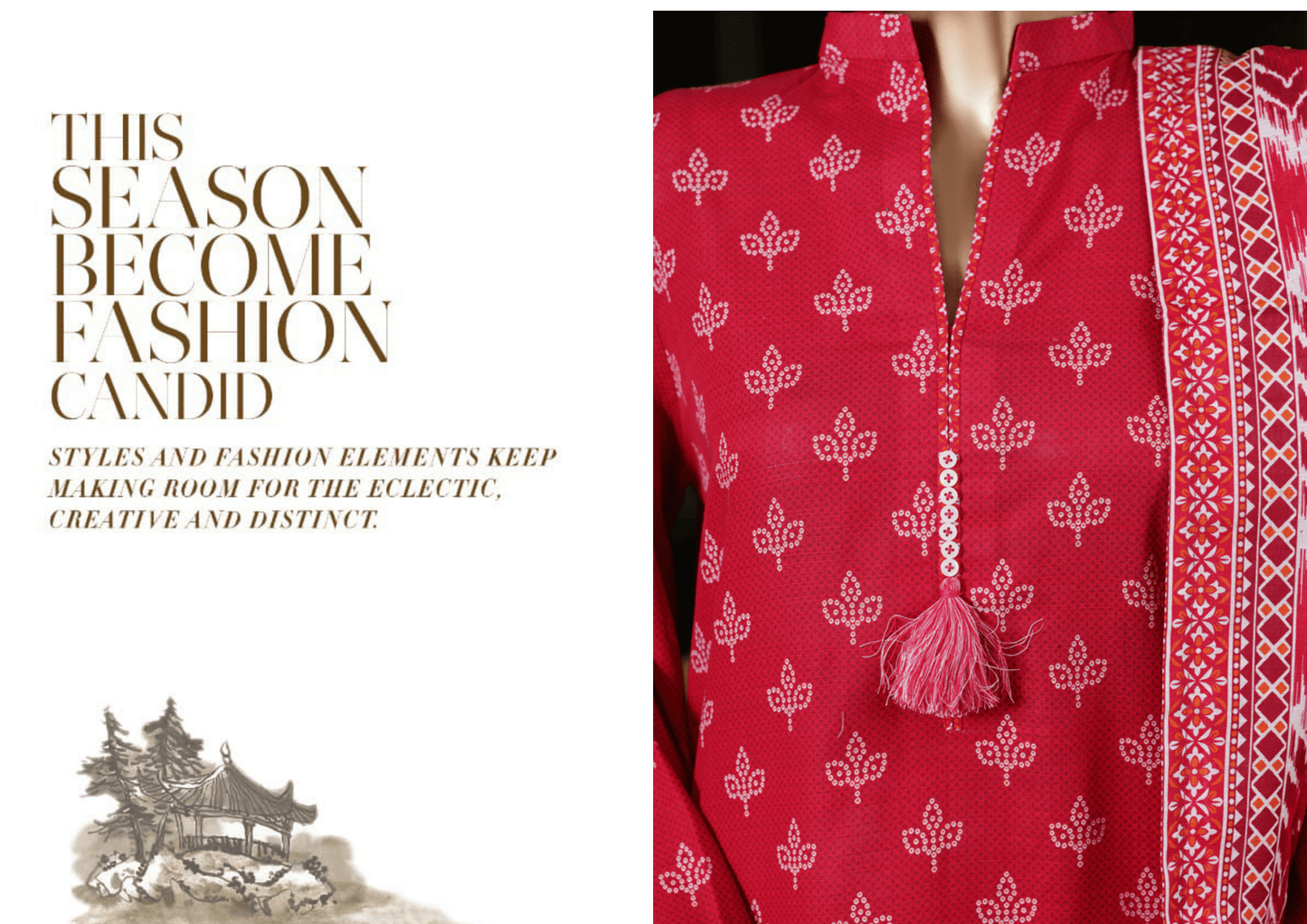 Binsaeed 3 Piece Khaddar Stitch