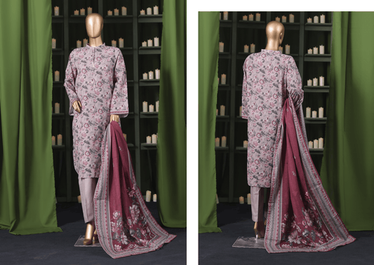Binsaeed 3 Piece Khaddar Stitch