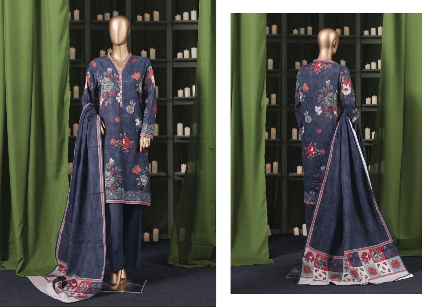 Binsaeed 3 Piece Khaddar Stitch