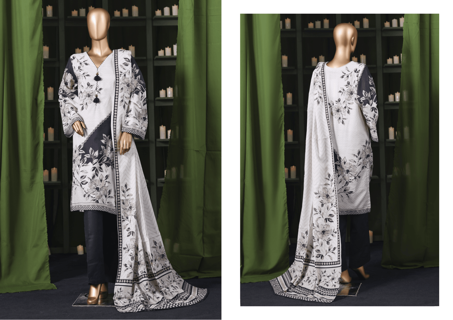 Binsaeed 3 Piece Khaddar Stitch