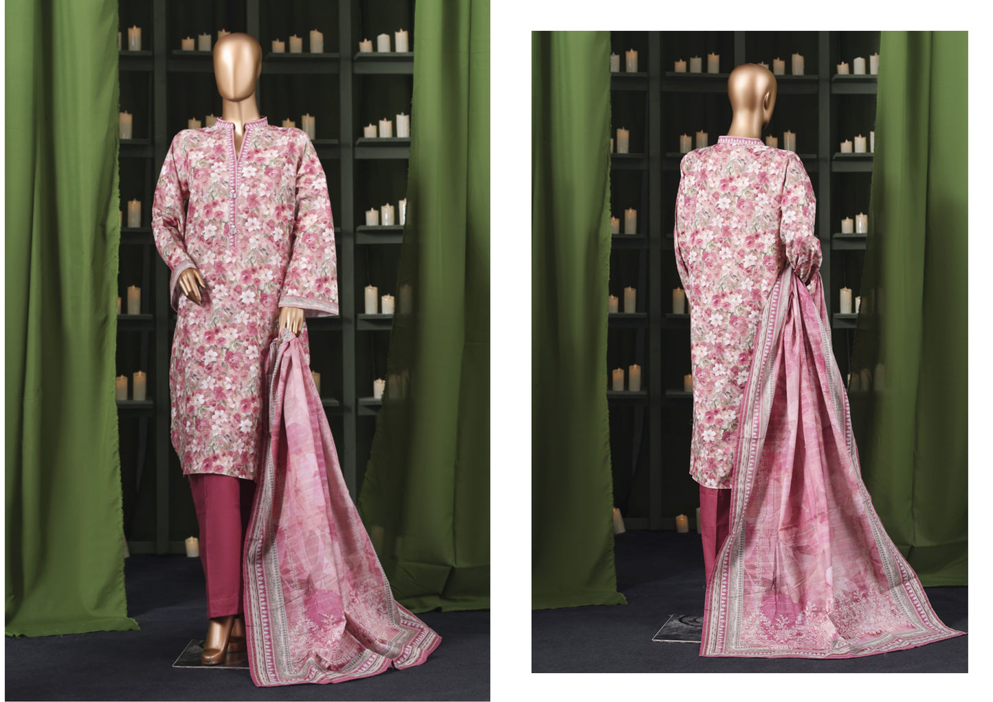 Binsaeed 3 Piece Khaddar Stitch