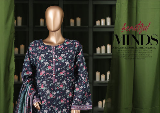 Binsaeed 3 Piece Khaddar Stitch