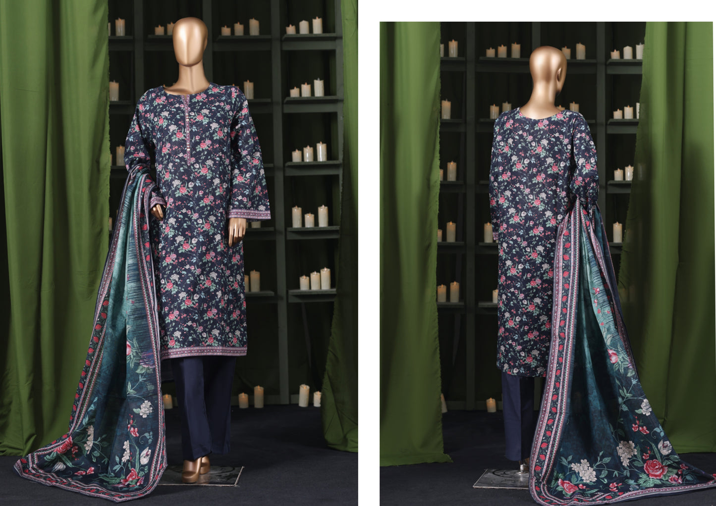 Binsaeed 3 Piece Khaddar Stitch