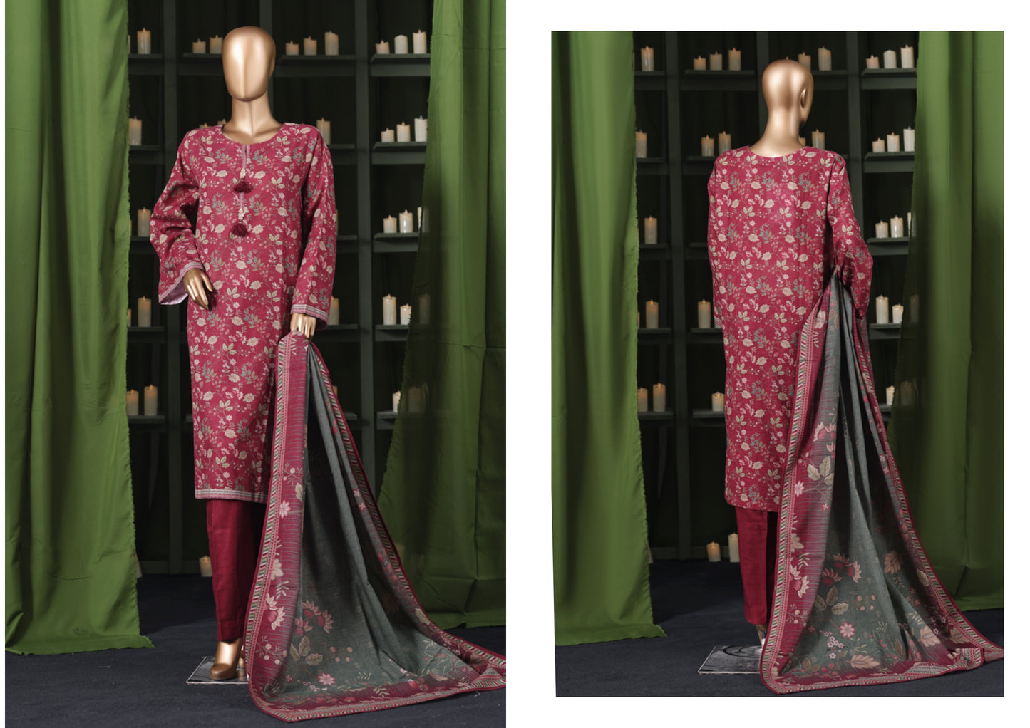 Binsaeed 3 Piece Khaddar Stitch