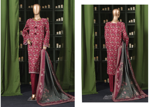 Binsaeed 3 Piece Khaddar Stitch