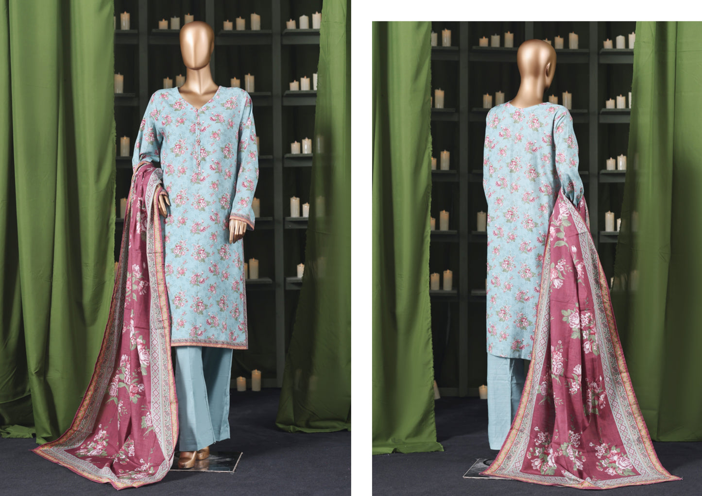 Binsaeed 3 Piece Khaddar Stitch