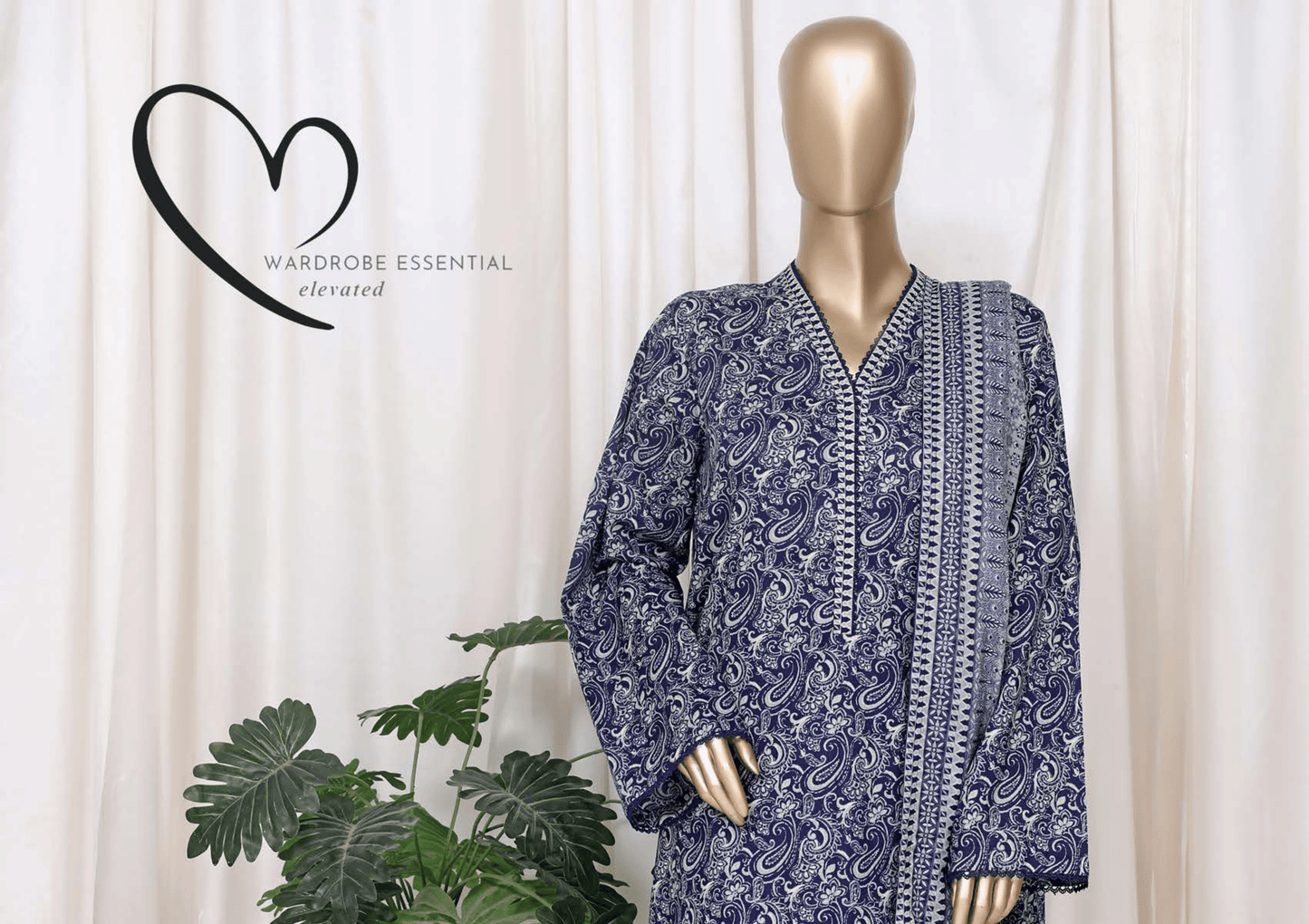 Binsaeed 3 Piece Cotton Stitch