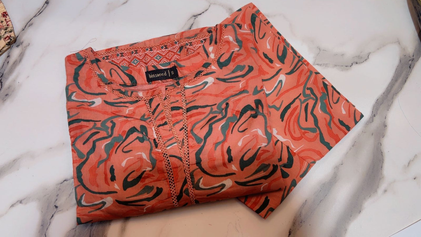 Binsaeed Co-ords2 Piece Lawn Stitch