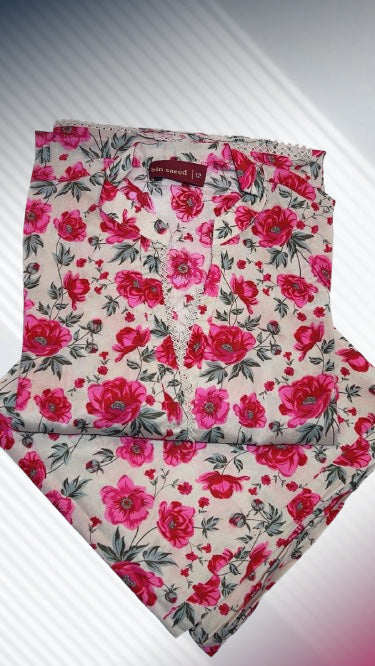 Binsaeed Co-ords2 Piece Lawn Stitch