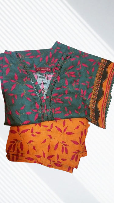 Binsaeed Co-ords 2 Piece Lawn Stitch