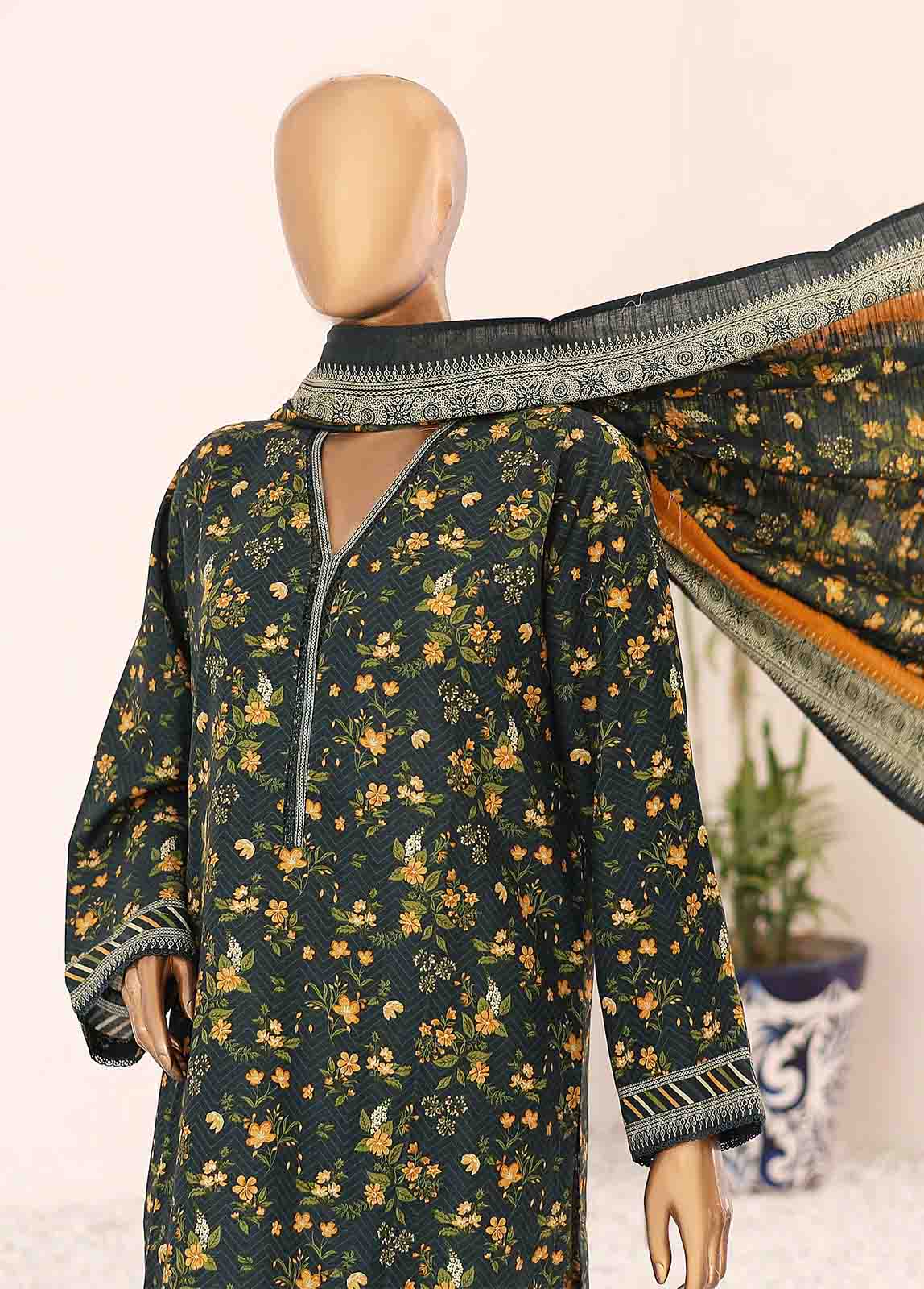 Binsaeed 3 Piece Khaddar Stitch