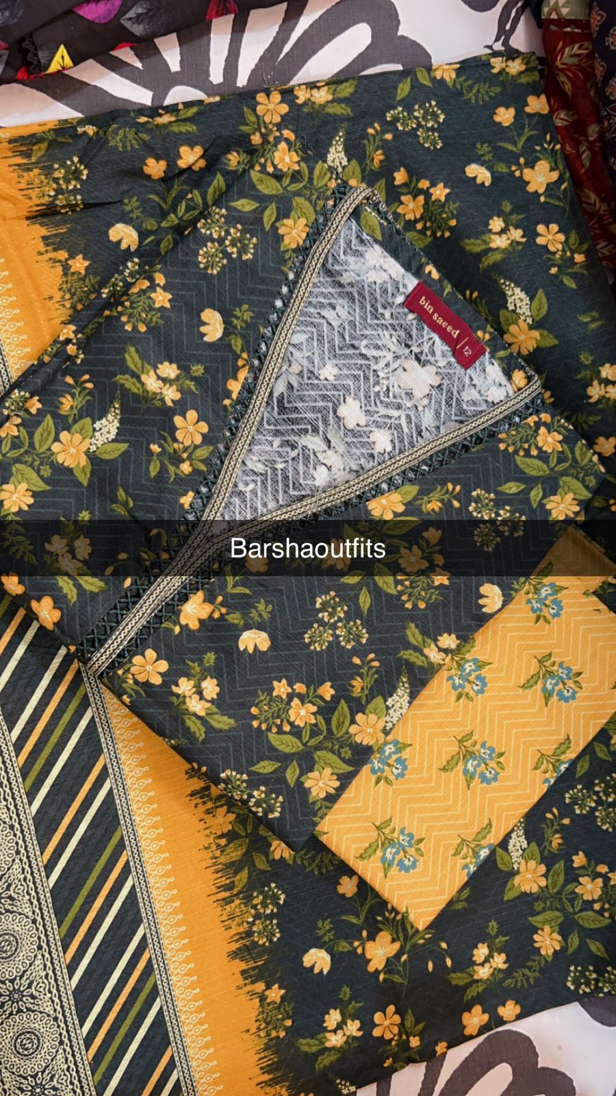 Binsaeed 3 Piece Khaddar Stitch