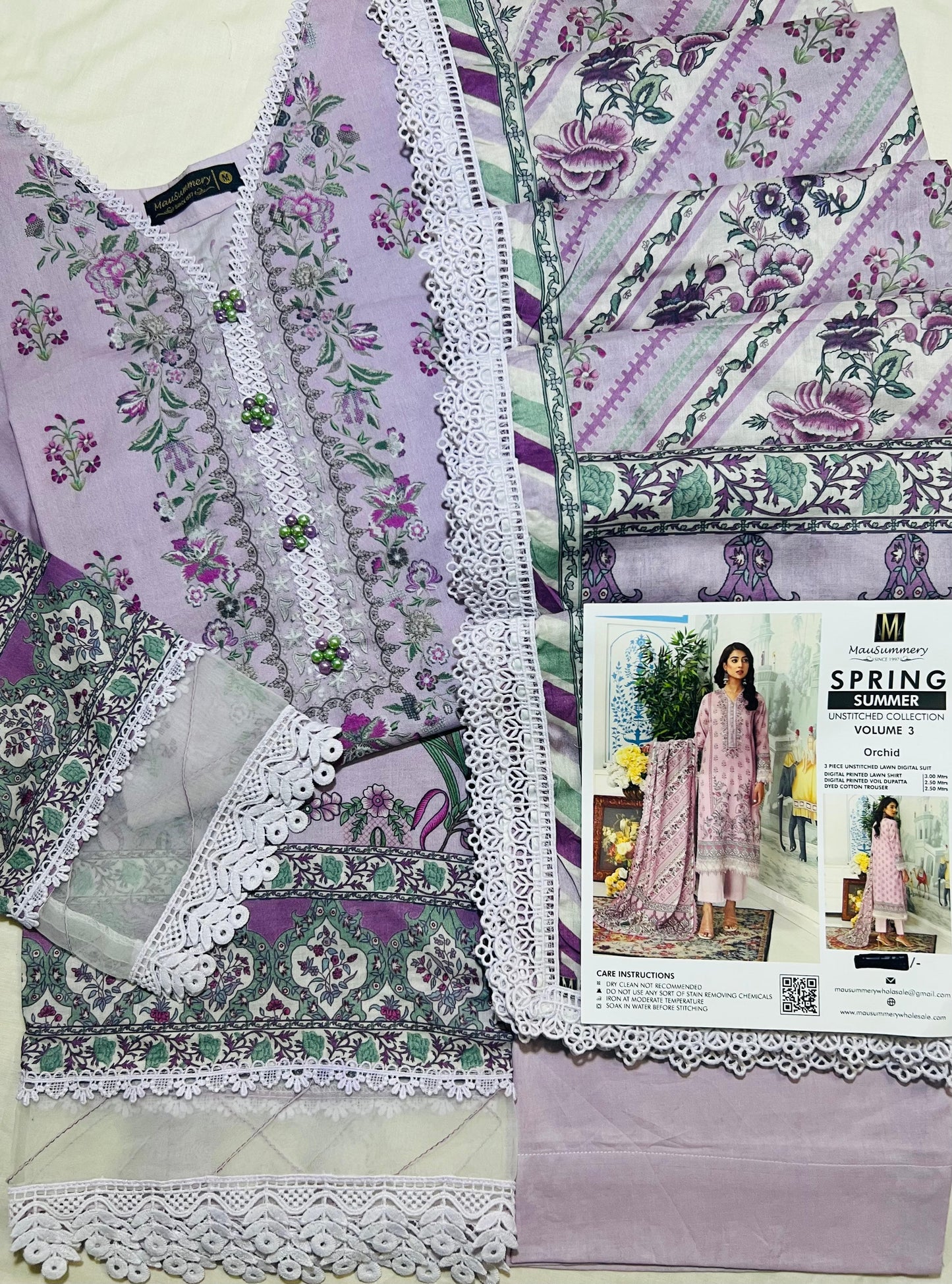 Mausummery Stitch Lawn Premium