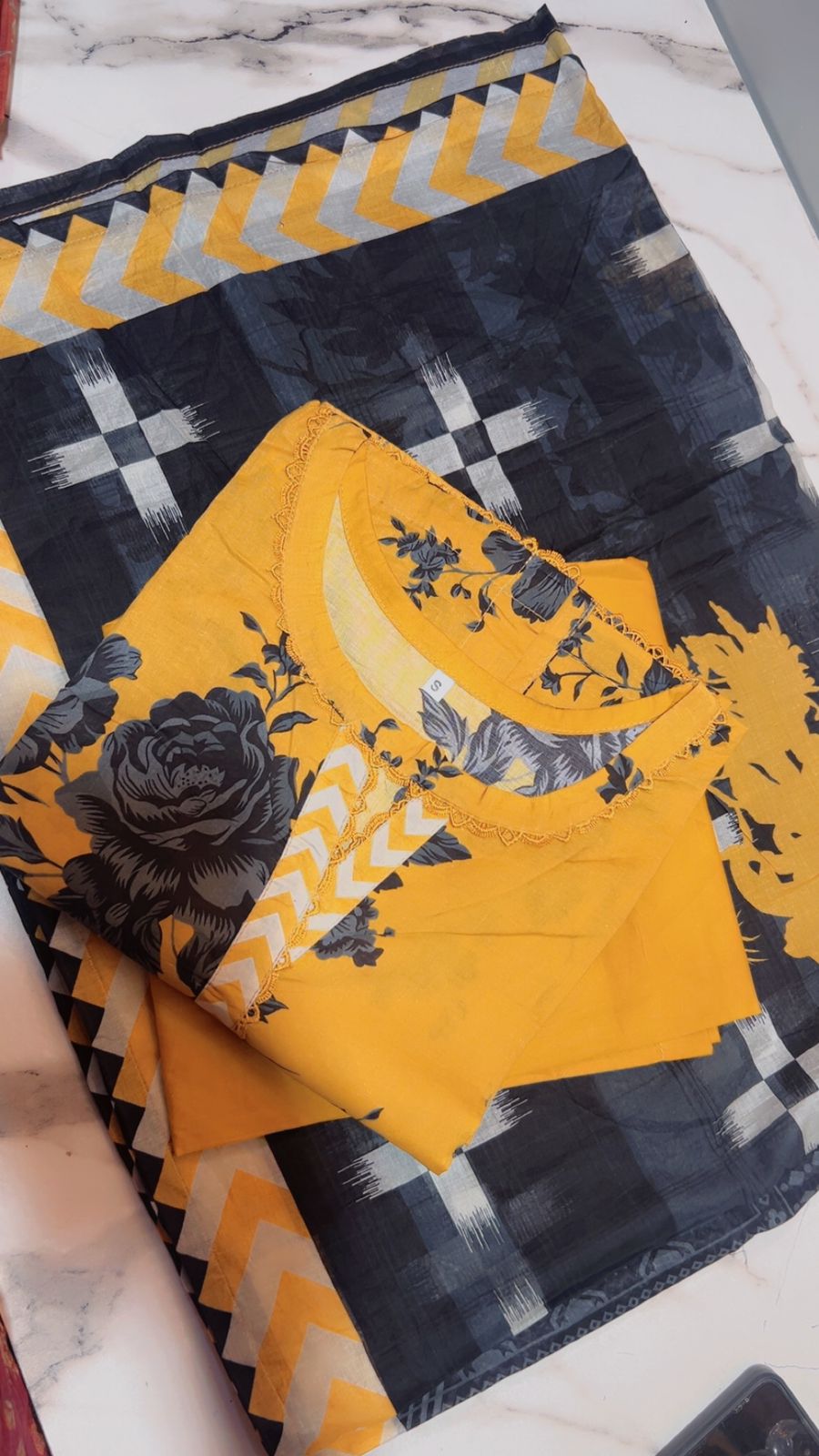 Binsaeed Digital Print Lawn Stitch
