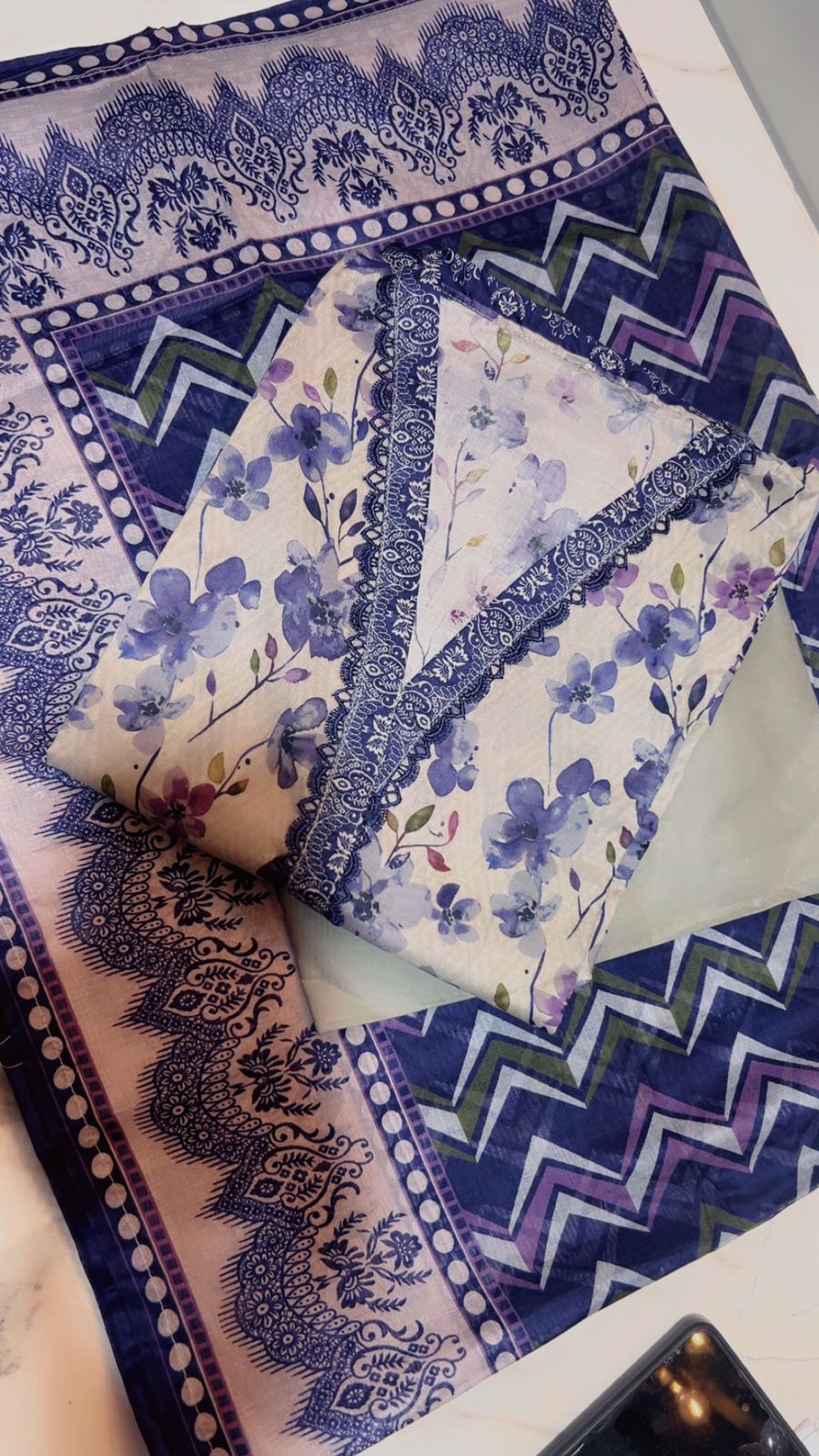 Binsaeed Digital Print Lawn Stitch