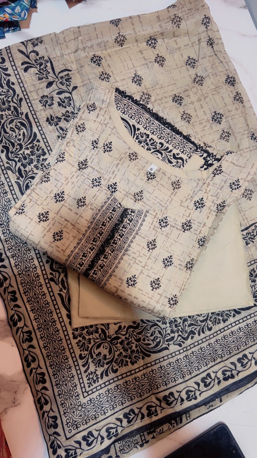 Binsaeed Digital Print Lawn Stitch