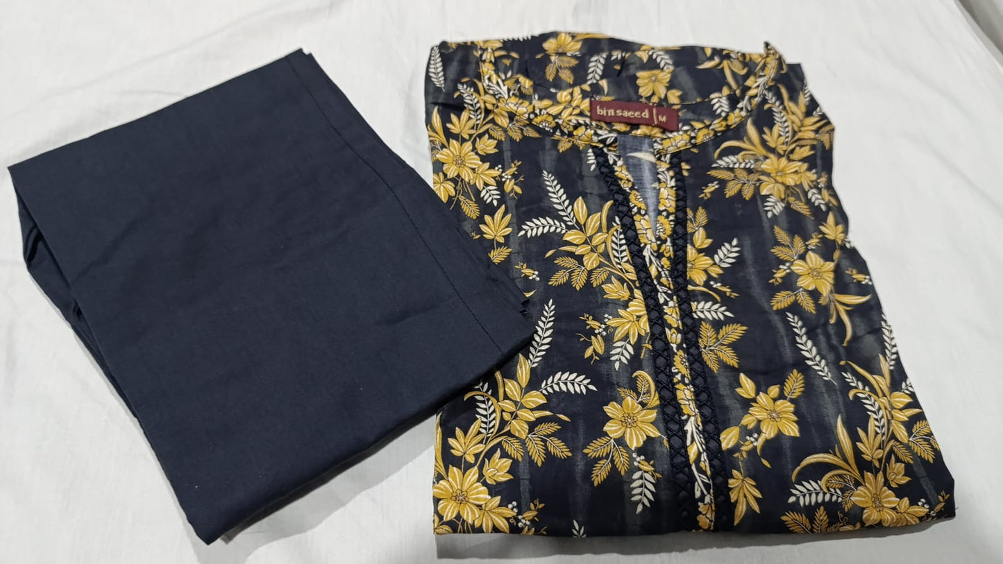 Binsaeed Co-ords2 Piece Lawn Stitch