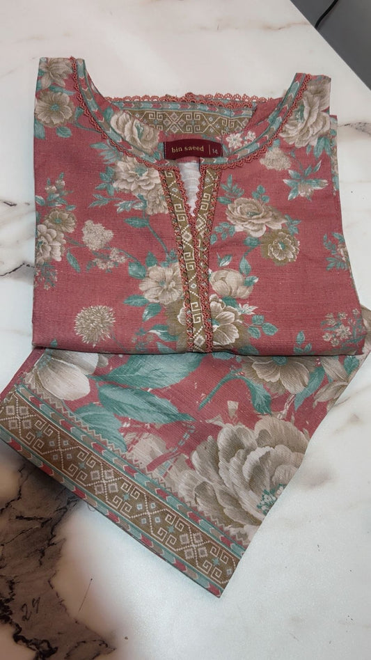 Binsaeed 2 Piece Khaddar Stitch