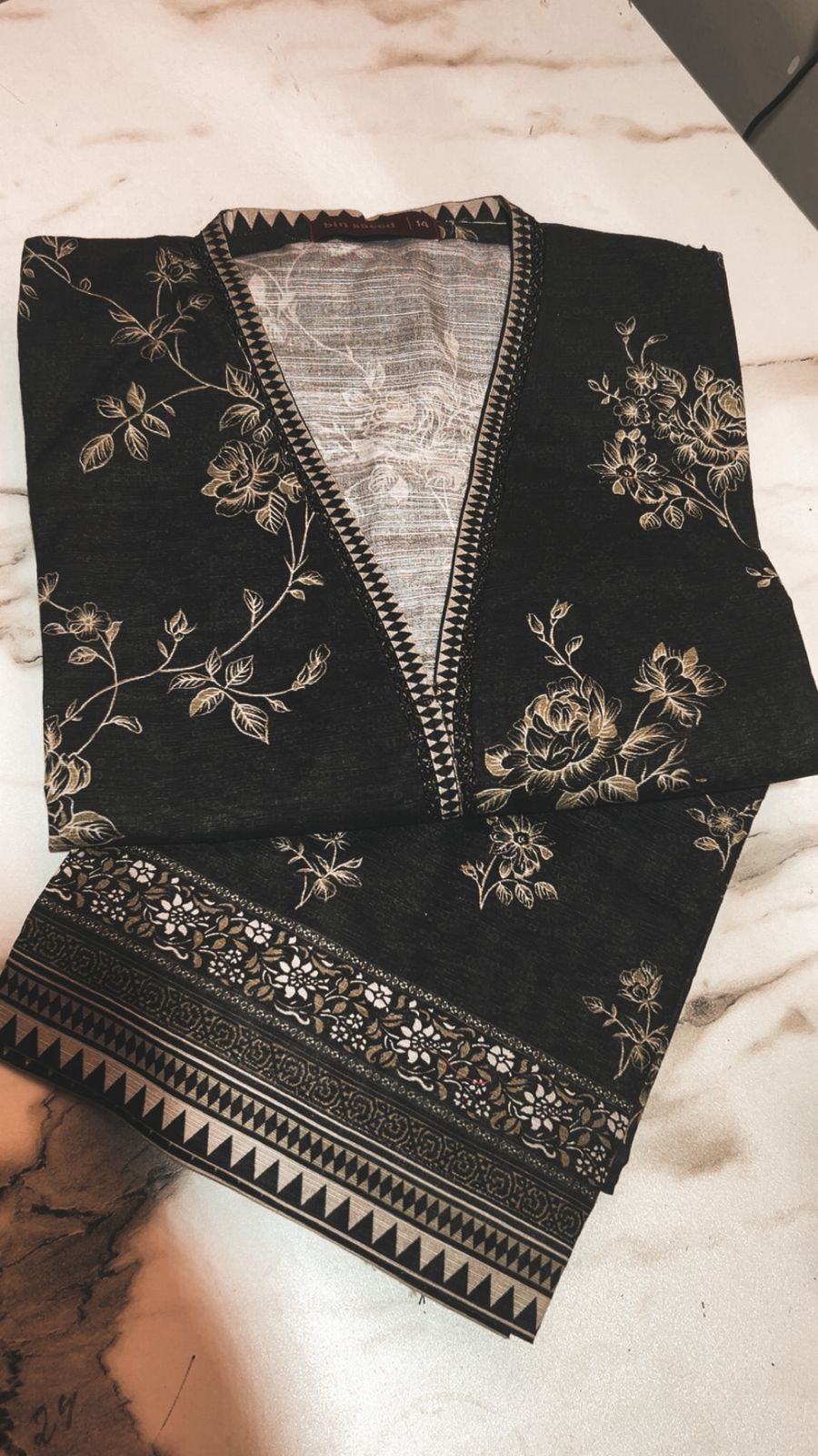 Binsaeed 2 Piece Khaddar Stitch