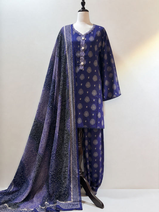 Binsaeed 3 Piece Lawn Stitch