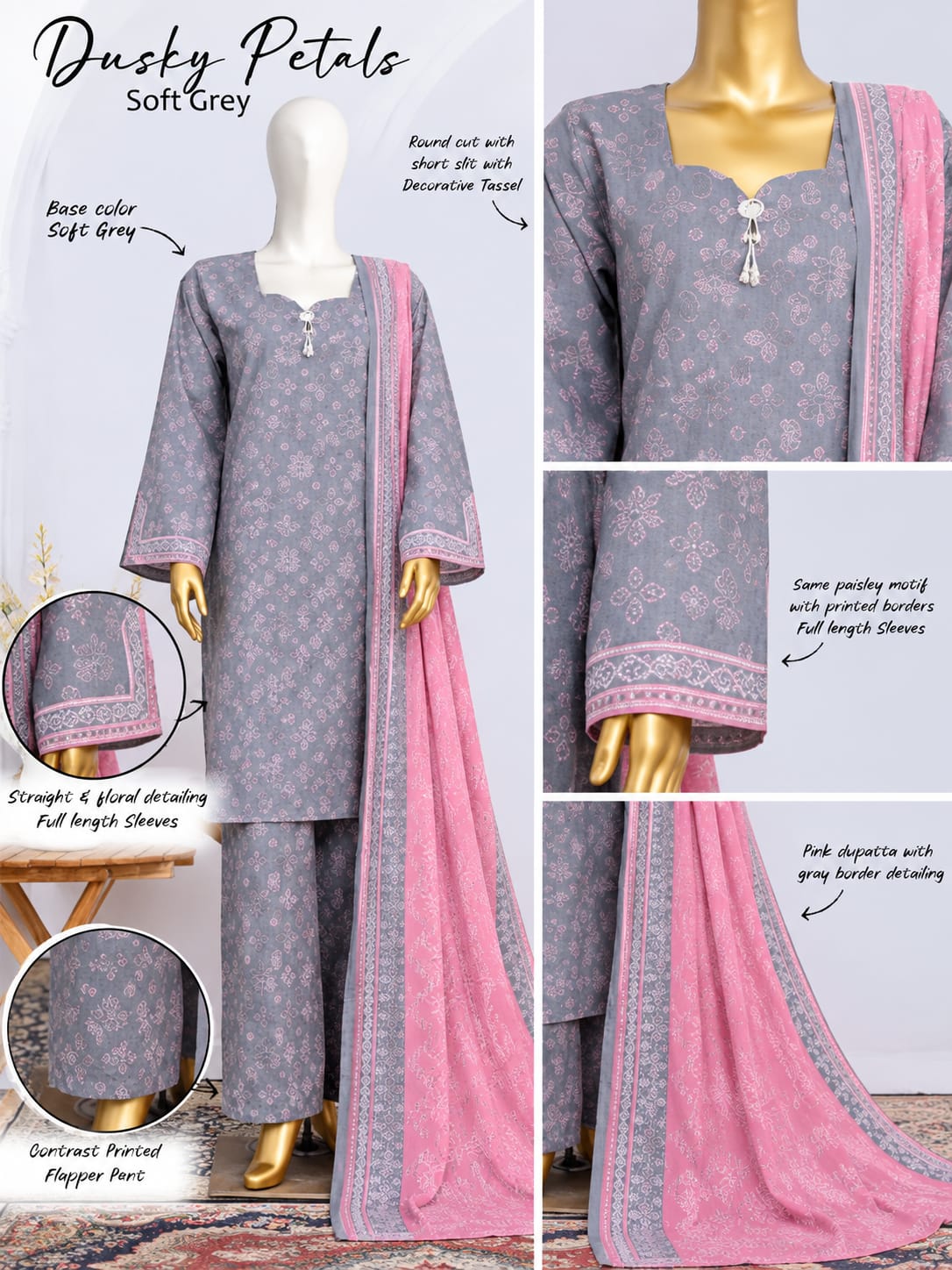 Binsaeed 3 Piece Khaddar Stitch New Arrival