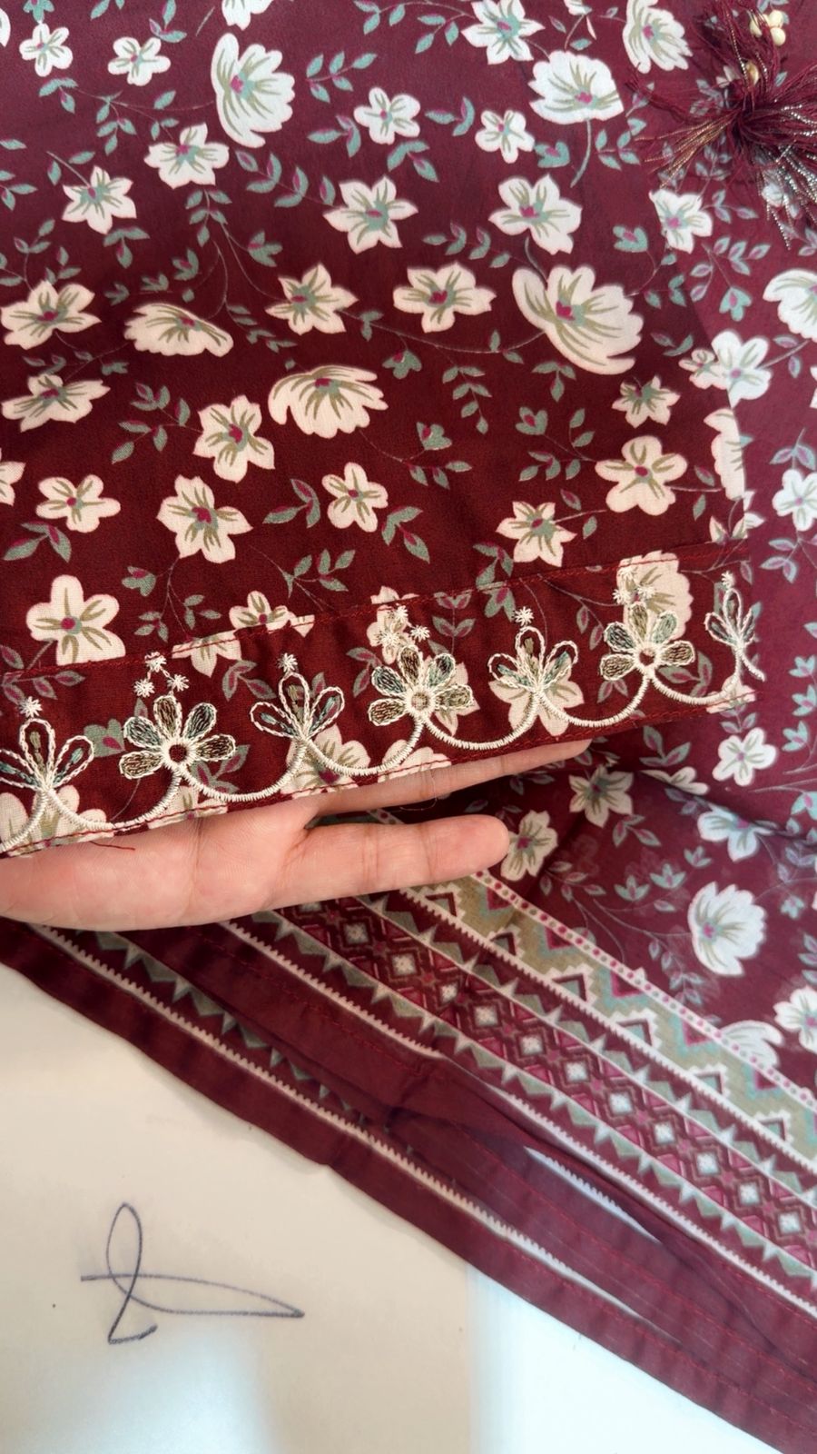 Binsaeed 3 Piece Lawn Stitch