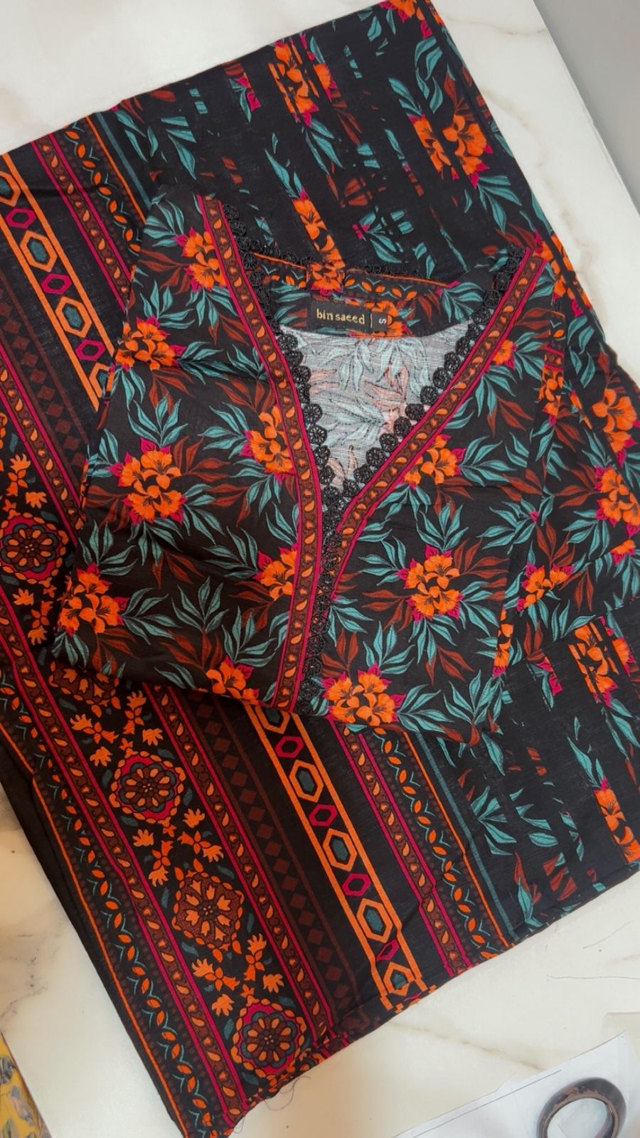 Binsaeed 3 Piece Khaddar Stitch