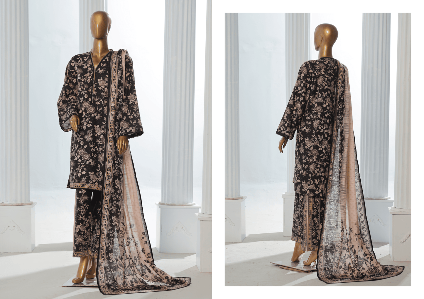 Binsaeed 3 Piece Khaddar Stitch