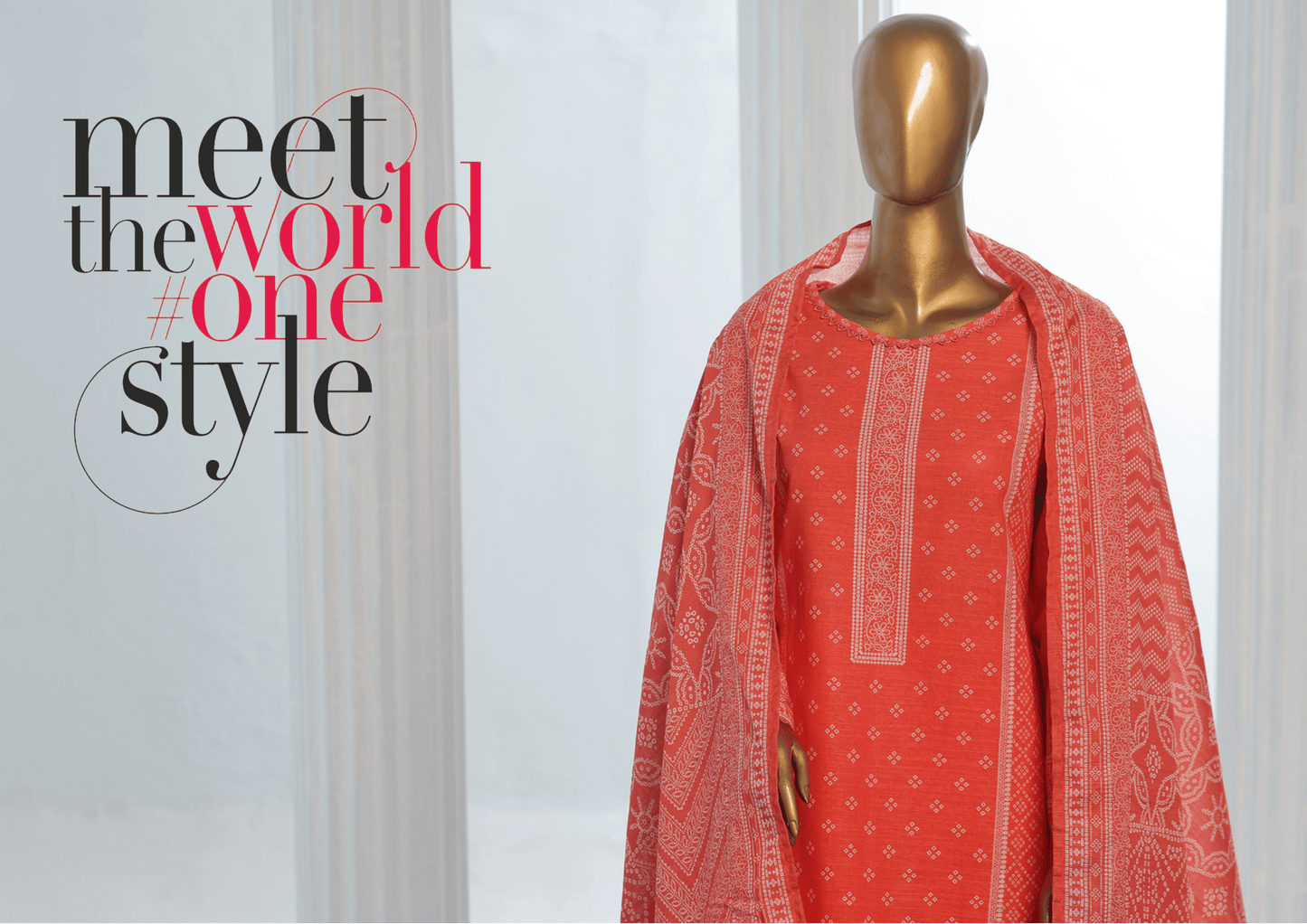 Binsaeed 3 Piece Khaddar Stitch 034