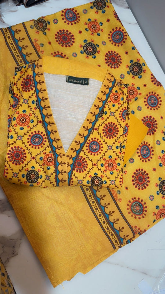 Binsaeed 3 Piece Khaddar Stitch