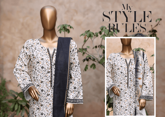 Binsaeed 3 Piece Khaddar Stitch 116