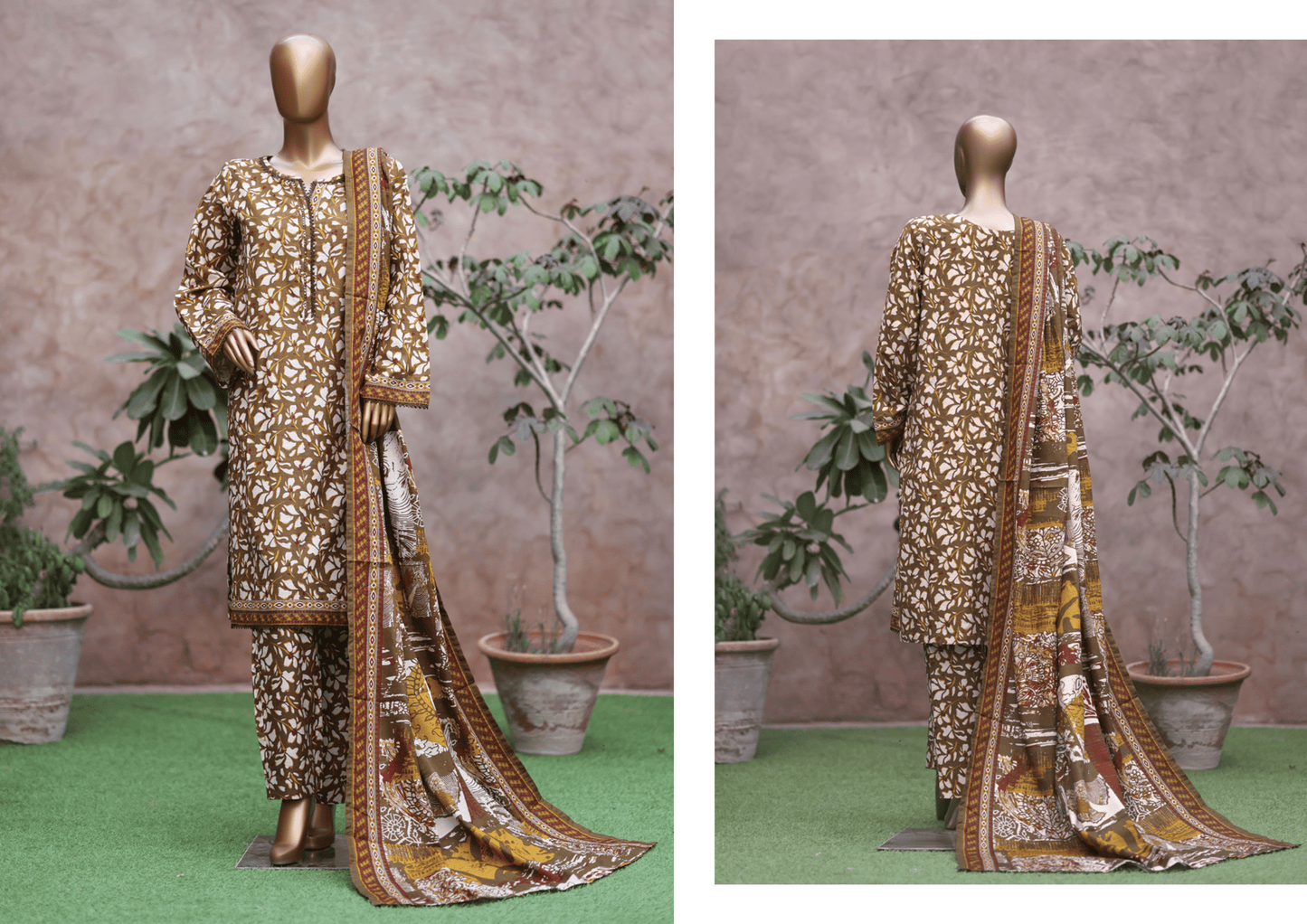 Binsaeed 3 Piece Khaddar Stitch 112