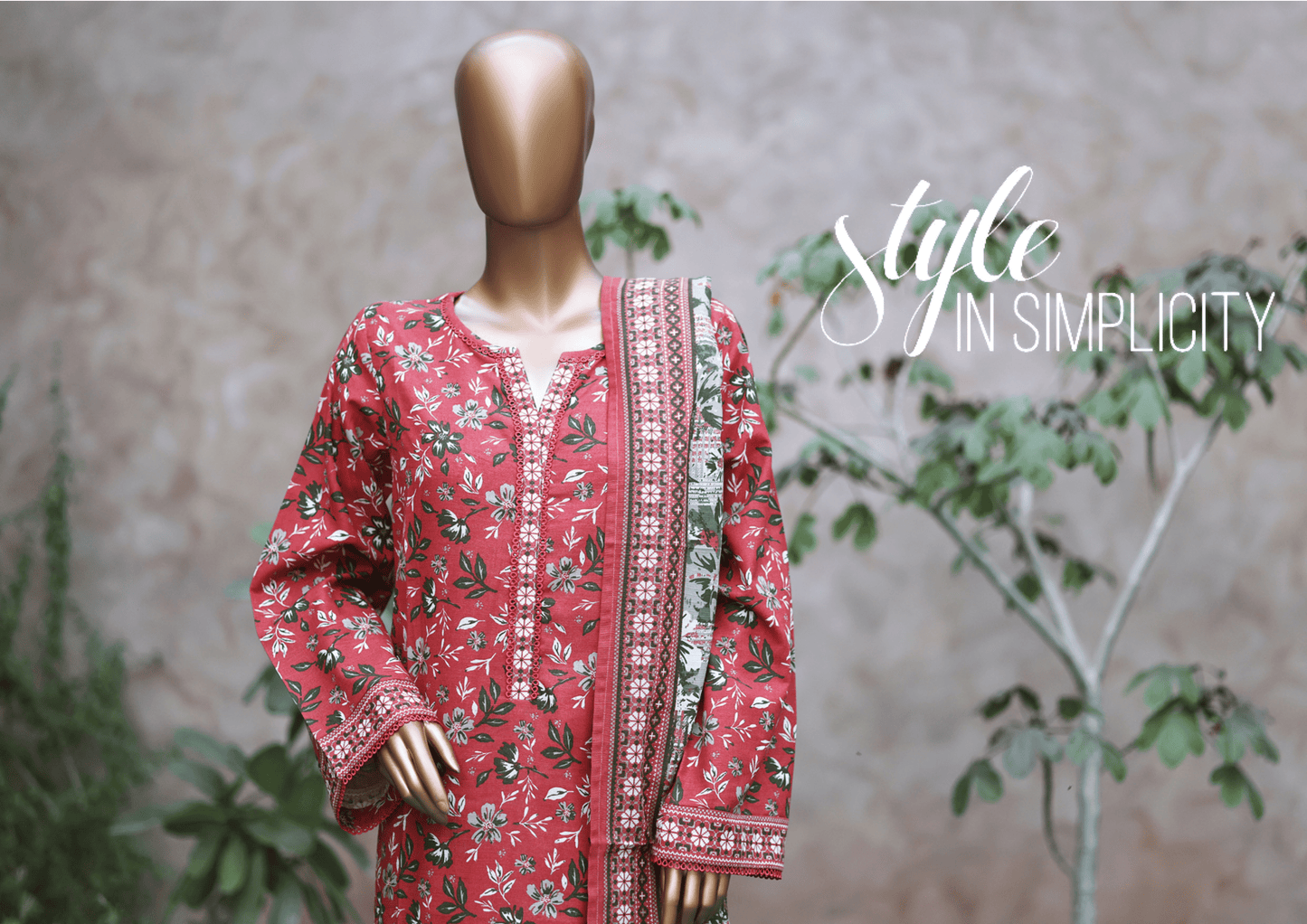 Binsaeed 3 Piece Khaddar Stitch 117