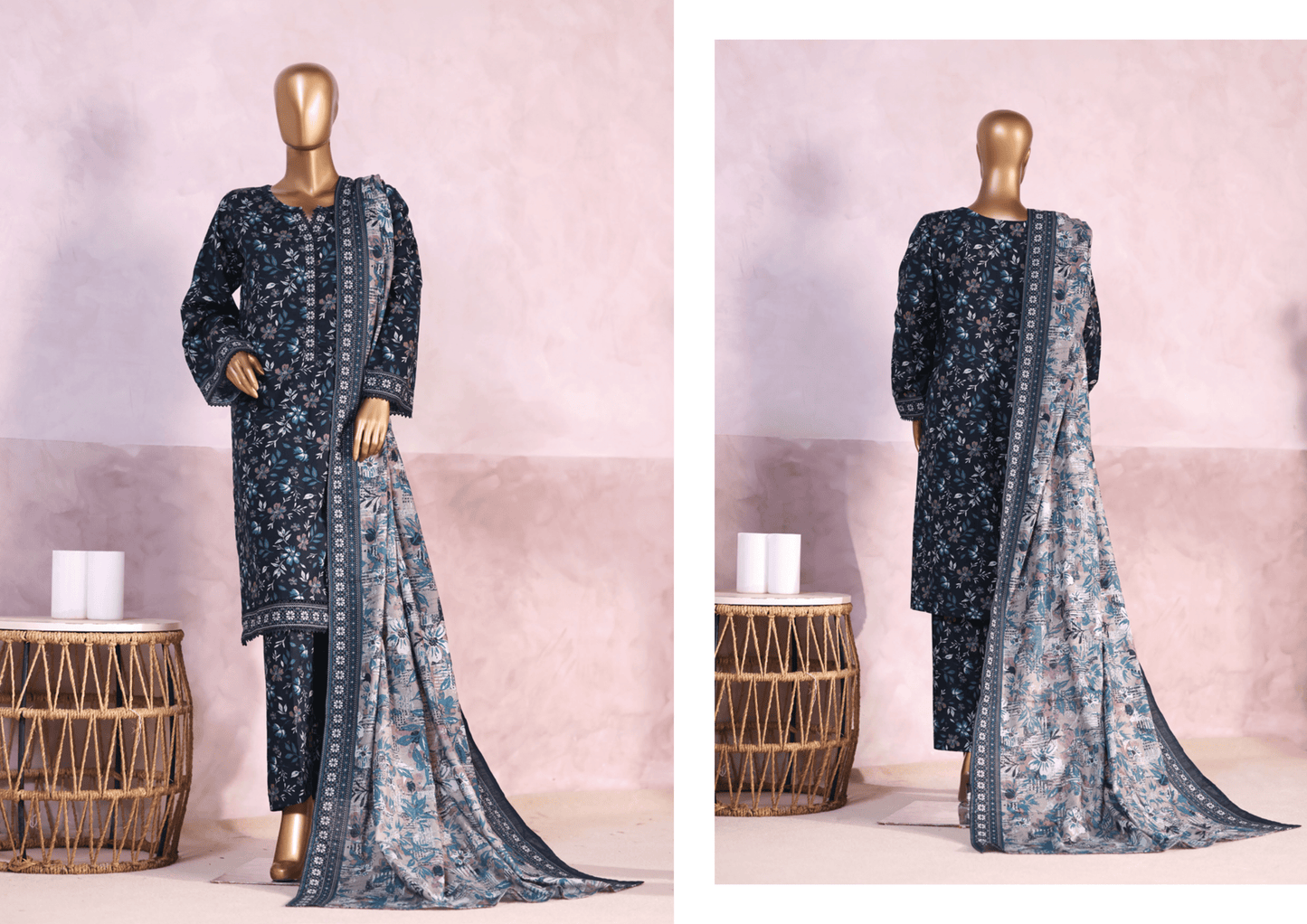 Binsaeed 3 Piece Khaddar Stitch 111