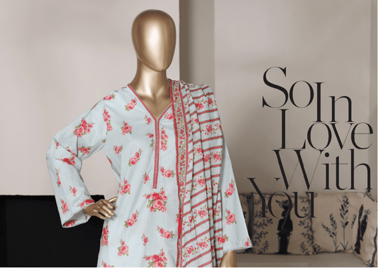Binsaeed 3 Piece Lawn Stitch
